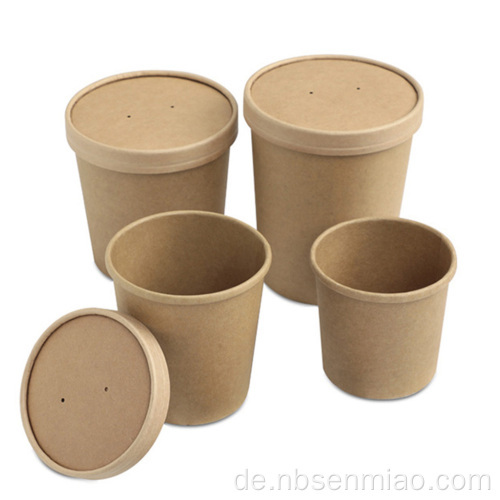 Hochwertiges Produkt Kraft Pails Papierschale